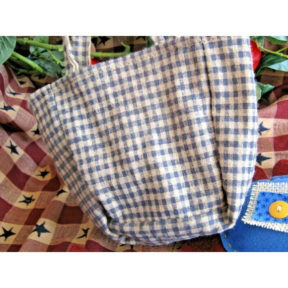 New Prim Rustic Handmade 7” Autumn Fall Felt Sunflowers w/ Bag Home Decor - Picture 10 of 12